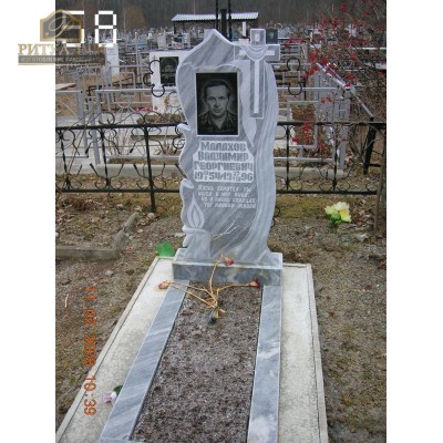 Памятник из мрамора стандарт 58 — ritualum.ru